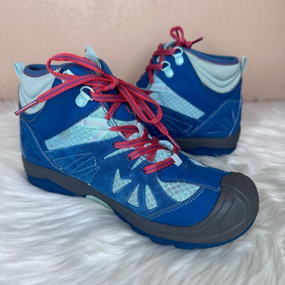Merrell Waterproof Leather Capra Mid Hiking Boots Big Kid Size 6.5